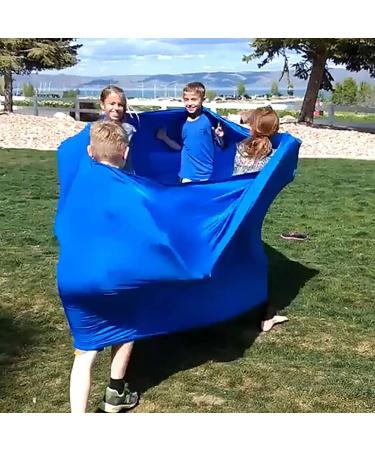 Buy Blue Training Wheels Tube Stretch Fabric Elastic Cloth Ring for Leisure Sports - 400x88cm - International Shipping Available - Buy Online on GoSupps.com