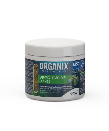 OASE ORGANIX Veggievore Flakes 175 ML - Fish Food in Flakes, for Aquarium Fish, Main Food for Ornamental Fish, with High Algae Content