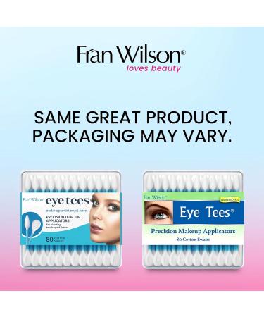 Fran Wilson EYE TEES COTTON TIPS 80 Count (1 Pack) - Precision Makeup Applicator Double-sided tees with Pointed and Rounded Ends for Perfect Blending Effective Cleaning and Precise Touch-ups Blue 45 - Buy Online on GoSupps.com