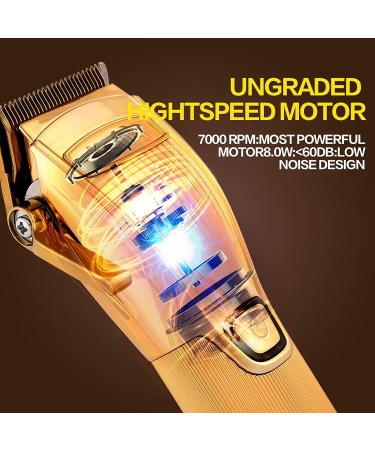 Professional Hair Clippers with LED Display | All-Metal Body Electric Trimmer & Diamond Blade - 8 Color Coded Guides Included - Buy Online on GoSupps.com