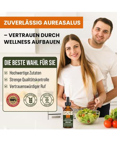 Aureasalus Liposomal Ashwagandha Drops 2000 mg - Pure Natural Extract with Probiotics & Black Pepper - 60 ml (Pack of 1) - Buy Online on GoSupps.com