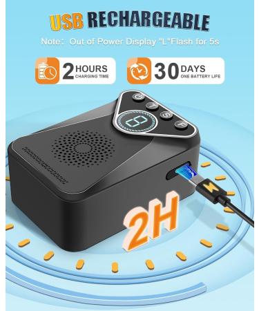 Bark Control Device Rechargeable Anti Barking Device for Dogs Indoor Up to 50 Ft Range Dog Training & Behavior Aids 9 Modes Bark Box Dog Barking Control Devices Safe for Humans & Dog - Buy Online on GoSupps.com