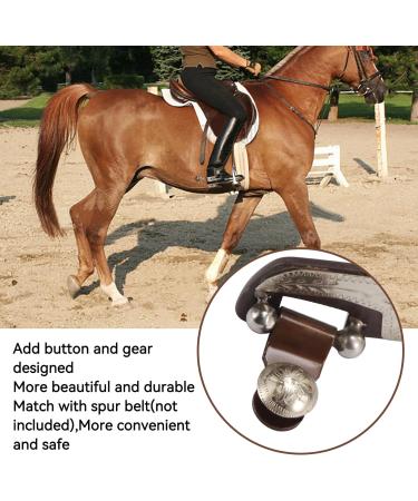 Frdhee West Cowboy Spores - Handcrafted Vintage Horse Gear (2 Pieces) - Rotatable Design for Riding Enthusiasts - Buy Online on GoSupps.com