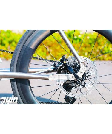 Juin Tech F1 Cable Actuated Hydraulic Disc Brake Caliper Set - Lightweight Hybrid Brake for Road/Cyclocross/Gravel/E-Bike/Folding Bike - 160mm Rotors - Black - Buy Online on GoSupps.com