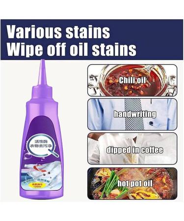Urcstyle Stain Remover Active Enzyme Laundry Stain Remover Garment Stubborn Stain Cleaner Oil Remover (3PCS) - Buy Online on GoSupps.com