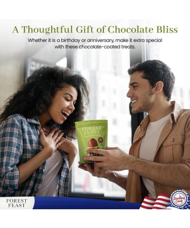  Broadway candy Forest Feast Dubai Pack of 6 Crispy Milk Chocolate Pistachio Dates 120g - Buy Online on GoSupps.com