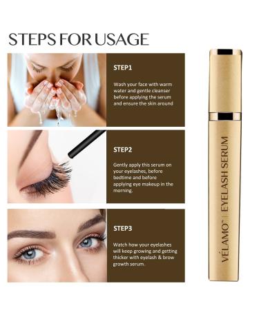 Eyelash Growth Serum & Eyebrow Enhancer - Guaranteed Results in 3-4 Weeks - Buy Online on GoSupps.com