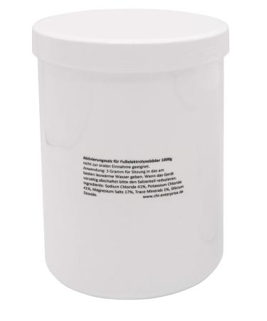 Chi-Enterprise 1000G Activation salt for refilling for foot electrolyse baths I Addition for Royal Spa Hydrogalvano-Fußbad I sodium-reduced activation salt for Ion Cleanser - Buy Online on GoSupps.com