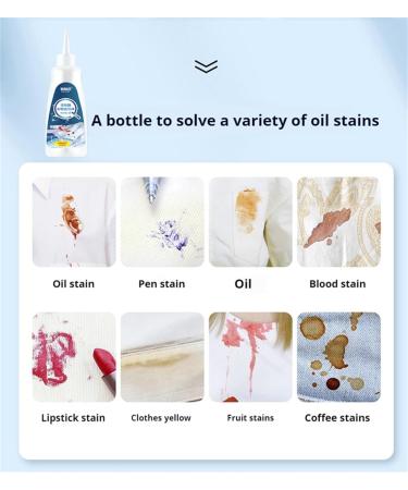 Graceful Stain Remover | Active Enzyme Laundry Stain Cleaner for Clothes | Remove Stubborn Stains Like Oil Wine & Ink | 1Pc Purple Bottle - Buy Online on GoSupps.com