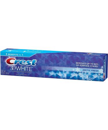 Crest 3D White Toothpaste Arctic Fresh 4.8oz - Pro Health Whitening Formula for Bright Smiles - Buy Online on GoSupps.com