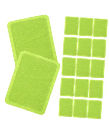Sosoport 20pcs Warm-up Heating Pad Hand Warmer Office Sticker Camping Heater Menstrual Warmer Self-Adhesive Body Warmer Reusable Hand Warmers Self-Adhesive Hand Warmers 13x10cm Green