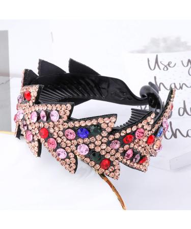 AWAYTR Rhinestone Resin Hair Clip - 5 Pack Half-Balloon Hairpin Hair Claws Set for Women - Buy Online on GoSupps.com