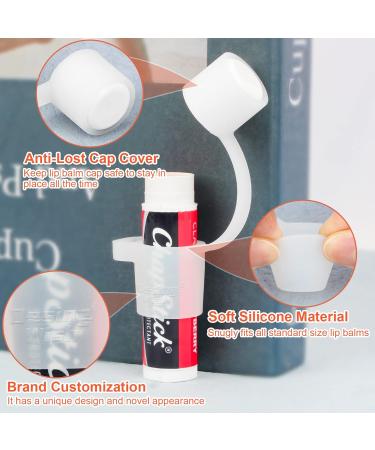 Design Wish Silicone Lip Balm Holder - Portable Chapstick Keychain Sleeve with Cap & Lanyard - Transparent for Easy Carry - Buy Online on GoSupps.com