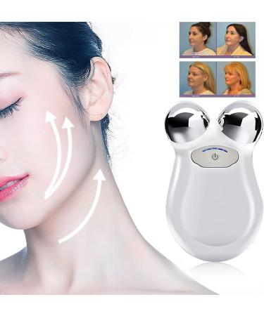 Microcurrent Face Roller | Skin Tightening and Lifting Device | USB Rechargeable Mini Spa Tool for Wrinkle Remover and Toning - Buy Online on GoSupps.com
