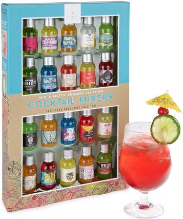 Thoughtfully Cocktails, Mix and Match Skinny Cocktail Mixers in Glass  Bottles, Vegan and Vegetarian, Combine Two Bottles for a Delicious  Sugar-Free