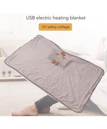 Buy USB Heating Ceiling & Blankets | Soft Heated Neck Shoulder Wrap & Pillow | 5V Electric Throws | Bear Striped Gray - International Shipping - Buy Online on GoSupps.com