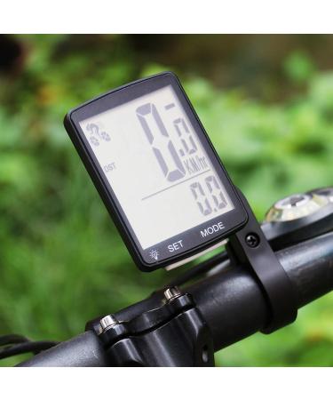 Nellvita Wireless Bike Computer - 20 Multi-Function Waterproof Speedometer with Large LCD Display - Easy to Use - Buy Online on GoSupps.com