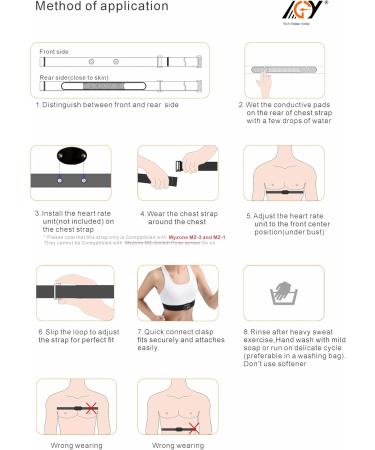 Rich Green Valley Adjustable Replacement Strap for MYZONE MZ-3 & MZ-1 Heart Rate Monitor - Black - Buy Online on GoSupps.com