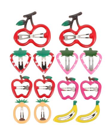 Lurrose 14pcs Hair Clip for Kids with Fruit Shape Hair Barrette for Girls - Buy Online on GoSupps.com