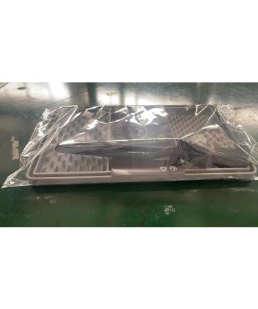 Coomazy Leak Mat for Dogs - Silicone Spatula & Brush Included | Slow Feeder Dog Accessories for Swimming | Gray (15x25cm) - Buy Online on GoSupps.com