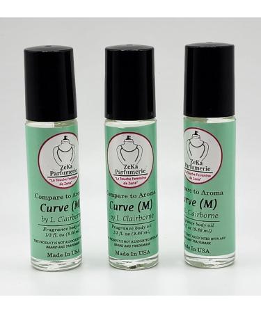 Curve for Men Fragrance Body Oil - Compare to Aroma | 1/3 oz Roll-On Bottle | International Shipping Available - Buy Online on GoSupps.com