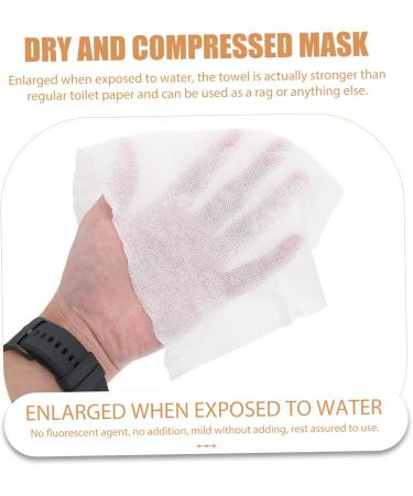Angoily 20 Pi ces Masques Faciaux Compress s Sec Pour Usage Unique Et Pratiques Pour Voyages Et Activit s Outdoor 1 unit (Lot de 1) blanc - Buy Online on GoSupps.com