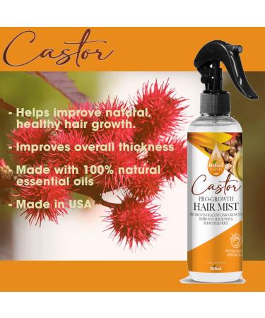 Buy Difeel Essentials Pro-Growth Castor Hair Mist 6 oz | Nourish & Strengthen Hair | Fast International Shipping - Buy Online on GoSupps.com
