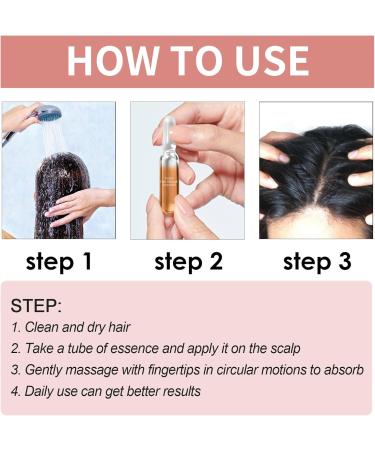 Hair Growth Serum Deep Nourishing Oil Ampoules Set for Thinning Hair Natural Hair Loss Treatment for Women Men Thinning Hair Repair Scalp Hydration Strengthening Repair for Damaged Hair (1PCS) - Buy Online on GoSupps.com