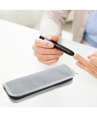 Portable Insulin Cooler Travel Case - Diabetic Organizer Bag (Grey) - Buy Online on GoSupps.com