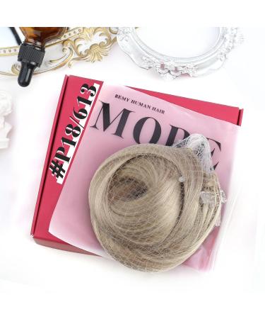 Moresoo Micro Loop Extensions - Real Hair Blond 55 cm Cold Fusion Remy Hair #P18/613 Ash Blonde & Platinum Blonde 50g Microring Extensions - Buy Online on GoSupps.com