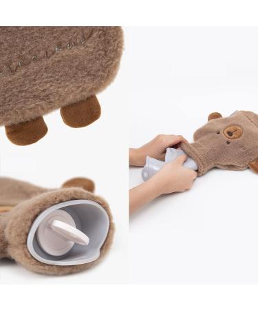 Large 2L Heat Bottle with Soft Cover - Fluffy PVC Hand Warmer for Pain Relief | Ideal Gifts for Women Children & Adults - Shop Internationally! - Buy Online on GoSupps.com