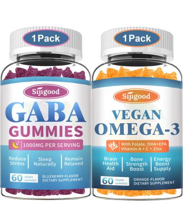 Bundle: Omega-3 Gummies & GABA Gummies 2 Packs