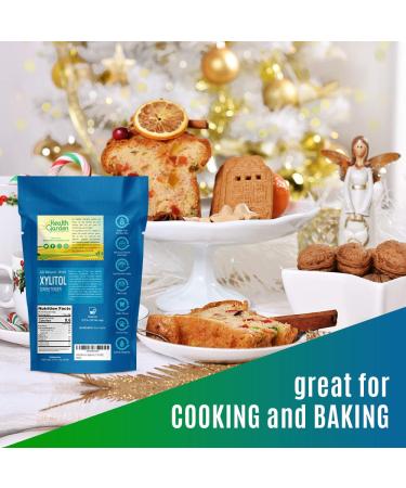 Health Garden Birch Xylitol Sweetener - Non GMO - Kosher - Made in USA - Keto Friendly | 5 lbs - Buy Online on GoSupps.com