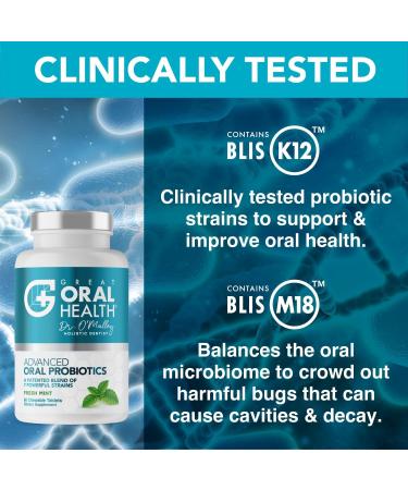 Advanced Bad Breath Treatment Duo The Oral Probiotics Tablet & OraRestore Natural Mouth & Tooth Concentrated Oil Dentist Formulated Mint Flavor - Buy Online on GoSupps.com