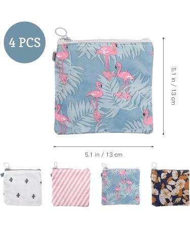 4-Pack Multi-Colored Storage Bags for Women's Bandages - Periodica Zip Bags for First Period Gifts & Teenage Girls - Buy Online on GoSupps.com