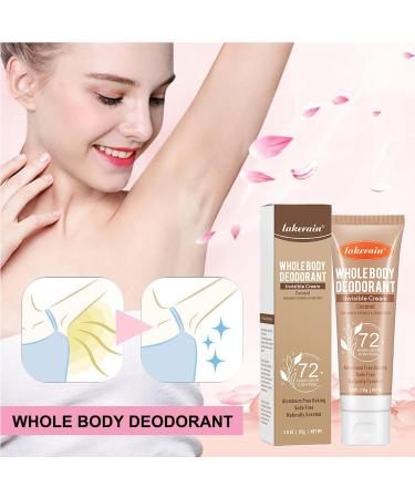 Coconut Deodorant Natural Deodorant for Men and Women Vegan and Cruelty-Free Solid Cream 3.0 oz - Buy Online on GoSupps.com