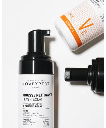 Buy Express Radiant Facial Cleanser for Women - Deep Cleansing Foaming Wash with Vitamin C - Natural Vegan Skincare - 5 oz - International Shipping Available - Buy Online on GoSupps.com