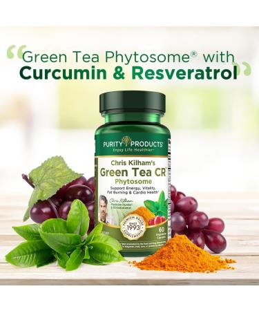 Purity Products Green Tea CR w/Phytosome Technology for Boosted Bioavailability from Chris Kilham 60 Capsules - Buy Online on GoSupps.com