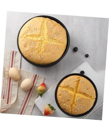 Zerodeko 3pcs Set Chiffon Cake Mold Mini Cake Pans Baking Cake Pan Nonstick Bakeware Deep Cake Pans Dessert Molds Cheesecake Pan Round Cake Pans Wedding Cooking Utensils Bread Carbon Steel - Buy Online on GoSupps.com