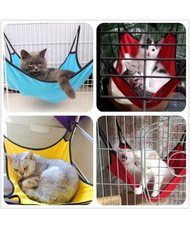 MICHLEY Pet Cat Cage Hammock - Yellow | Comfortable and Stylish Resting Spot for Your Feline Friend - Buy Online on GoSupps.com