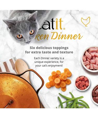 Catit Chicken Dinner with Tilapia & Green Beans 80 g Pack of 6 Cat Food Wet Cat Food Cat Food Wet Nourriture Pour Chat Cat Wet Food Chat Kitten Food Kitten Wet Food Canned Cat Food - Buy Online on GoSupps.com