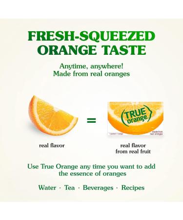 TRUE ORANGE Water Enhancer Bulk Dispenser Pack (100 Packets) 0 Calorie Drink Mix Packets For Water Water Flavour Packets Made with Real Oranges (2 X 100ct) 100 count (Pack of 2) - Buy Online on GoSupps.com