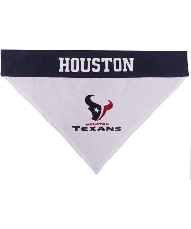 Houston Texans Reversible NFL Dog Bandana | Premium Embroidered Team Logo | Small/Medium Size - Buy Online on GoSupps.com