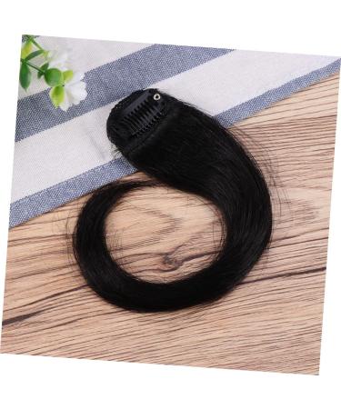 Angoily Front Hair Extensions Clip in Hair Extensions Fringe Bangs Clipper Grippers Bangs Hair Clip Gothic+mirror Wavy Girl Hair Clips Wave Wig Woman Wig Girls Wigs Both Sides Size 1 Black - Buy Online on GoSupps.com