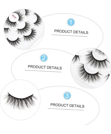 minkissy 7 Boxes 6d False Eyelashes Fake Eyelashes Fake Lashes Natural False Eyelashes 3d Faux Lashes Beauty Accessories False Eyelash Beauty Cosmetics Eyelashes Woman Beauty Eyelashes - Buy Online on GoSupps.com