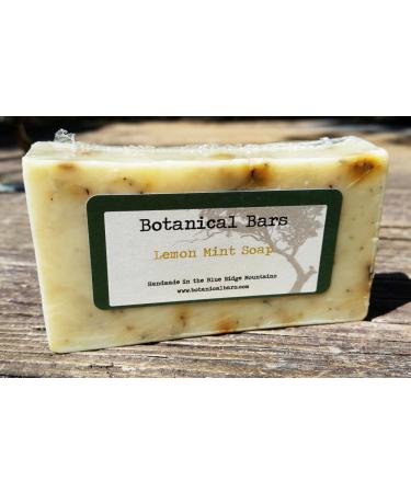 Handmade Lemon Mint Soap Bar - Lemon Mint Soap