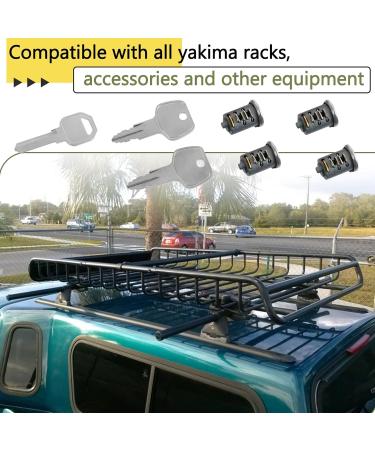 Yakima SKS Lock Cores - Pack of 4 with Keys | Fits All Yakima Accessories | 2-Year Warranty - Buy Online on GoSupps.com