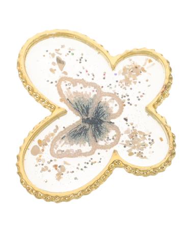 FOYTOKI Resin Display Stand Gel Nail Polish Palette Tray Makeup Mixing Palette Compact Design for Travel