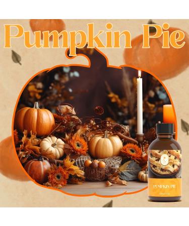 Autumn Pumpkin Pie Essential Oil 120ml - Natural Fall Fragrance for Aromatherapy Diffusers Massage & Candle Making - Buy Online on GoSupps.com