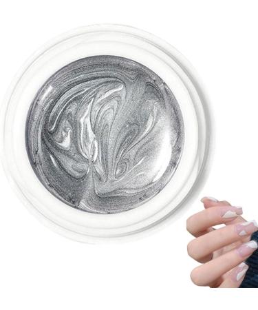 MetallicPainting Gel Nails Gold Silver Gel Nail Polish MetallicMirror MetallicGel Nail Polish Metal Painting Gel Silver Gel For Nails Soak Off UV/LED Salon Sliver - Buy Online on GoSupps.com
